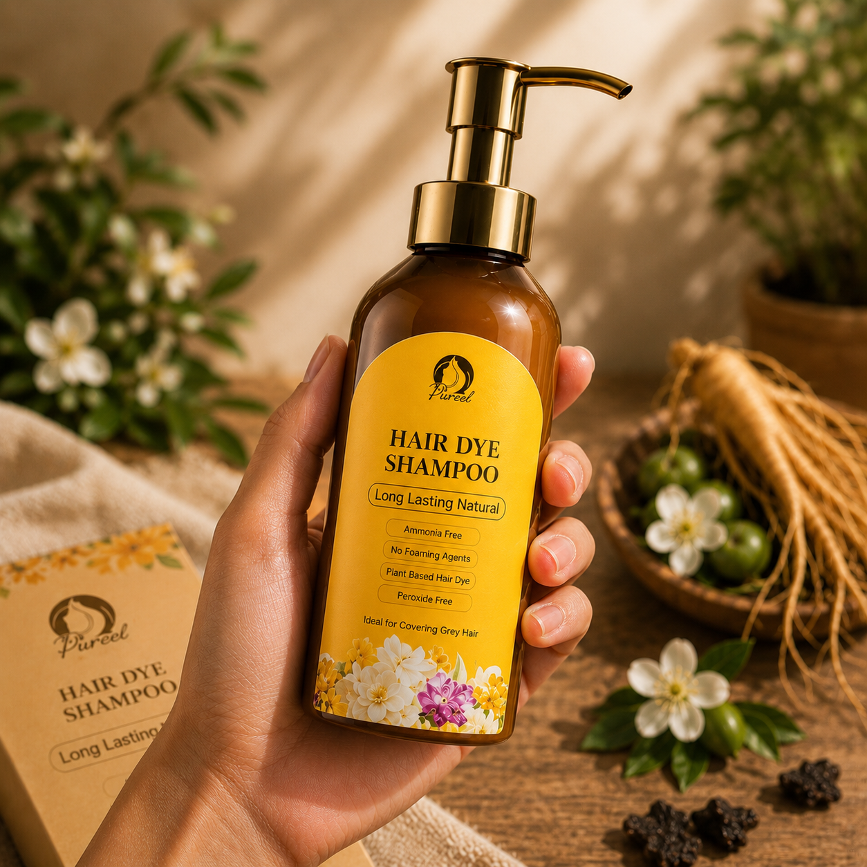 SimpleGoods™ Herbal Hair Color Shampoo