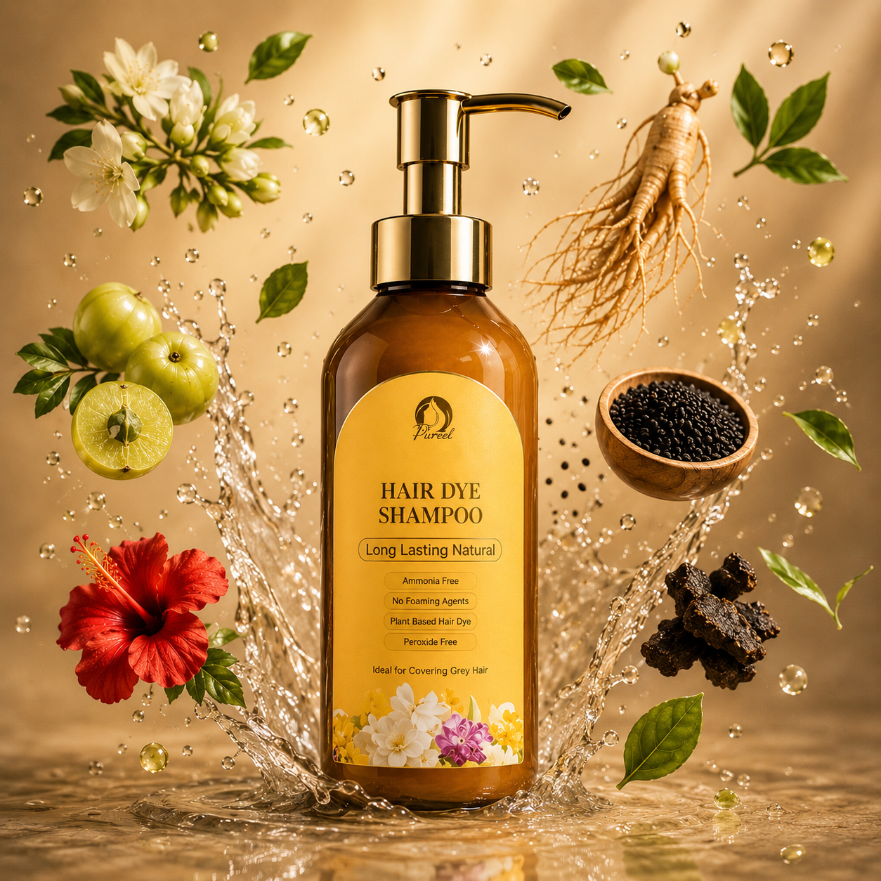 SimpleGoods™ Herbal Hair Color Shampoo