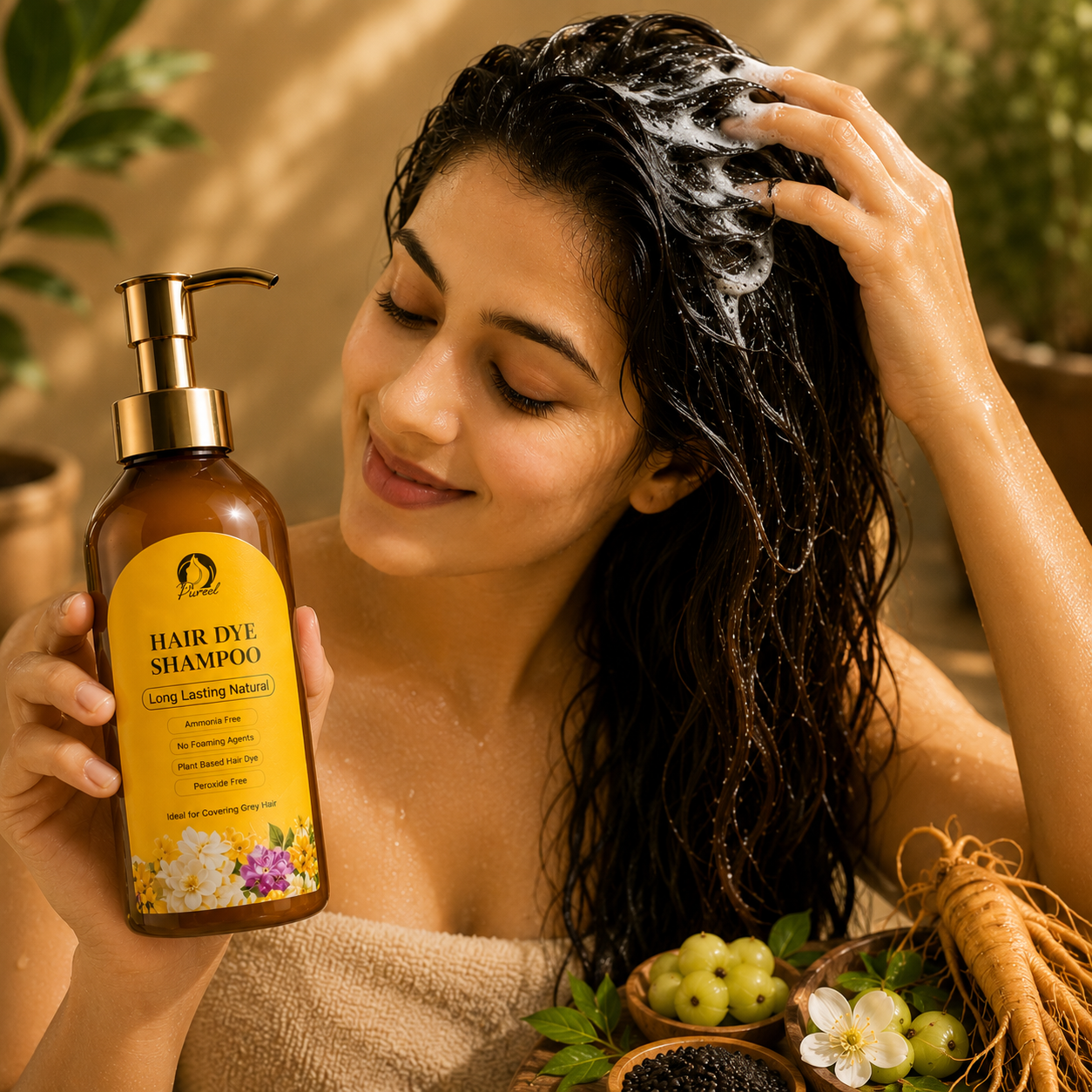SimpleGoods™ Herbal Hair Color Shampoo