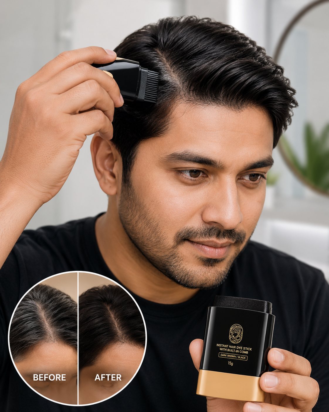 Instant Hair Dye Comb for Gray Hair